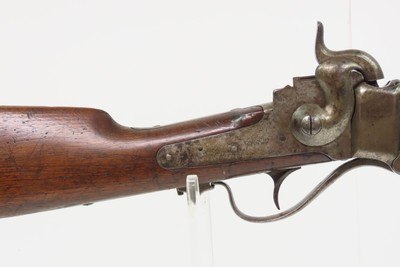 CIVIL WAR FRONTIER Antique U.S. SHARPS NEW MODEL 1863 CAVALRY CARBINE .52WILD WEST Iconic Percussion SADDLE RING CARBINE - Image 7 of 25