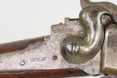 CIVIL WAR FRONTIER Antique U.S. SHARPS NEW MODEL 1863 CAVALRY CARBINE .52WILD WEST Iconic Percussion SADDLE RING CARBINE - Image 21 of 25