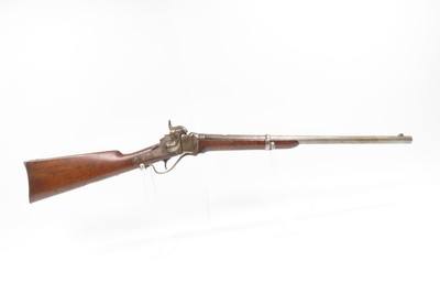 CIVIL WAR FRONTIER Antique U.S. SHARPS NEW MODEL 1863 CAVALRY CARBINE .52WILD WEST Iconic Percussion SADDLE RING CARBINE - Image 16 of 25