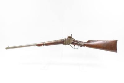CIVIL WAR FRONTIER Antique U.S. SHARPS NEW MODEL 1863 CAVALRY CARBINE .52WILD WEST Iconic Percussion SADDLE RING CARBINE - Image 13 of 25