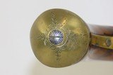 GOLDRING FLINTLOCK Martial Pistol Engraved Antique .65 Caliber Birmingham Full Size Flintlock in a Martial Caliber! - 8 of 17