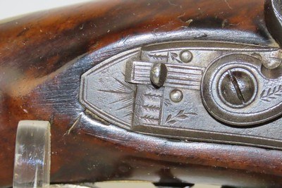 GOLDRING FLINTLOCK Martial Pistol Engraved Antique .65 Caliber Birmingham Full Size Flintlock in a Martial Caliber! - Image 7 of 17