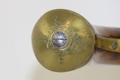 GOLDRING FLINTLOCK Martial Pistol Engraved Antique .65 Caliber Birmingham Full Size Flintlock in a Martial Caliber! - Image 8 of 17