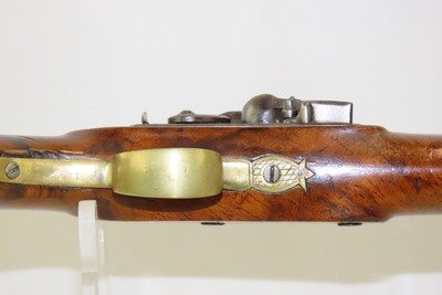 GOLDRING FLINTLOCK Martial Pistol Engraved Antique .65 Caliber Birmingham Full Size Flintlock in a Martial Caliber! - Image 9 of 17