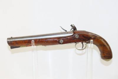 GOLDRING FLINTLOCK Martial Pistol Engraved Antique .65 Caliber Birmingham Full Size Flintlock in a Martial Caliber! - Image 14 of 17