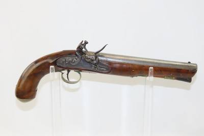 GOLDRING FLINTLOCK Martial Pistol Engraved Antique .65 Caliber Birmingham Full Size Flintlock in a Martial Caliber! - Image 2 of 17