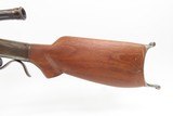 WILD WEST Era Antique MARLIN-BALLARD Single Shot FALLING BLOCK Rifle SCOPE“GEO. C. SCHOYEN DENVER, COLO” Marked Rifle - 11 of 21