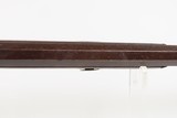 Mid-1800s Antique AMERICAN Half Stock Percussion HOMESTEAD Rifle REAMSTOWN P.S. JUSTICE Lock GAME GETTING Rifle w/SET TRIGGER - 17 of 25