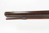 Mid-1800s Antique AMERICAN Half Stock Percussion HOMESTEAD Rifle REAMSTOWN P.S. JUSTICE Lock GAME GETTING Rifle w/SET TRIGGER - 23 of 25