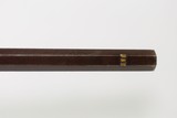 Mid-1800s Antique AMERICAN Half Stock Percussion HOMESTEAD Rifle REAMSTOWN P.S. JUSTICE Lock GAME GETTING Rifle w/SET TRIGGER - 15 of 25