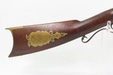Mid-1800s Antique AMERICAN Half Stock Percussion HOMESTEAD Rifle REAMSTOWN P.S. JUSTICE Lock GAME GETTING Rifle w/SET TRIGGER - 6 of 25
