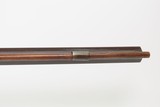 Mid-1800s Antique AMERICAN Half Stock Percussion HOMESTEAD Rifle REAMSTOWN P.S. JUSTICE Lock GAME GETTING Rifle w/SET TRIGGER - 9 of 25