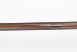 Mid-1800s Antique AMERICAN Half Stock Percussion HOMESTEAD Rifle REAMSTOWN P.S. JUSTICE Lock GAME GETTING Rifle w/SET TRIGGER - 10 of 25
