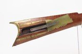 YORK, PENNSYVANIA Antique SAMUEL SMALL Long Rifle
Mid-1800s MAPLE GAME GETTING - 6 of 22