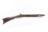 1800s Antique J. PAULUS “CANOE GUN” Cut Down LONG RIFLE .40 Caliber A Handy Weapon for Travel & Concealment - 2 of 21