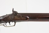 1800s Antique J. PAULUS “CANOE GUN” Cut Down LONG RIFLE .40 Caliber A Handy Weapon for Travel & Concealment - 4 of 21