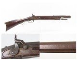 1800s Antique J. PAULUS “CANOE GUN” Cut Down LONG RIFLE .40 Caliber A Handy Weapon for Travel & Concealment - 1 of 21