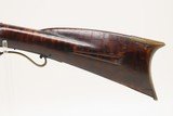 1800s Antique J. PAULUS “CANOE GUN” Cut Down LONG RIFLE .40 Caliber A Handy Weapon for Travel & Concealment - 19 of 21