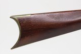 Mid-1800s J.M. HOLBROOK Long Rifle Half-Stock .42 Caliber FRONTIER PIONEER
Maker Signed on the Octagonal Barrel - 7 of 25