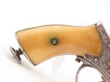 Engraved BELGIAN .32 Self-Defense DA Revolver C&R NICKEL PLATED & BONE GRIP Early 20th Century CONCEAL & CARRY Revolver - 16 of 18