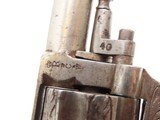 Engraved BELGIAN .32 Self-Defense DA Revolver C&R NICKEL PLATED & BONE GRIP Early 20th Century CONCEAL & CARRY Revolver - 14 of 18