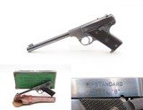 HIGH STANDARD “Model B” .22 LR TARGET Pistol C&R FACTORY BOX & HOLSTER With a Reputation for RELIABILITY and ACCURACY - 1 of 23