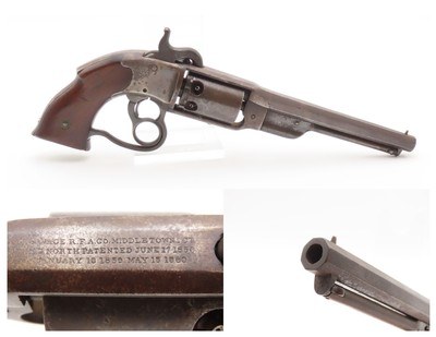 CIVIL WAR Antique SAVAGE .36 “NAVY” Percussion Two Trigger “UGLY DUCKLING”
Unique Early 1860s .36 Caliber Two-Trigger Revolver