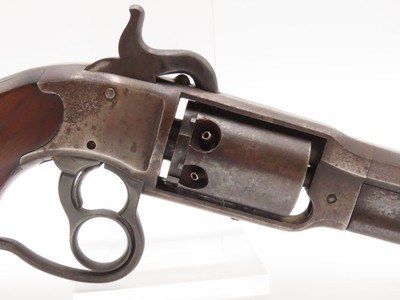 CIVIL WAR Antique SAVAGE .36 “NAVY” Percussion Two Trigger “UGLY DUCKLING”Unique Early 1860s .36 Caliber Two-Trigger Revolver - Image 16 of 17
