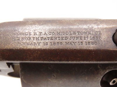 CIVIL WAR Antique SAVAGE .36 “NAVY” Percussion Two Trigger “UGLY DUCKLING”Unique Early 1860s .36 Caliber Two-Trigger Revolver - Image 8 of 17