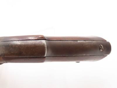 CIVIL WAR Antique SAVAGE .36 “NAVY” Percussion Two Trigger “UGLY DUCKLING”Unique Early 1860s .36 Caliber Two-Trigger Revolver - Image 6 of 17