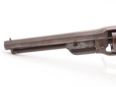 CIVIL WAR Antique SAVAGE .36 “NAVY” Percussion Two Trigger “UGLY DUCKLING”Unique Early 1860s .36 Caliber Two-Trigger Revolver - Image 5 of 17