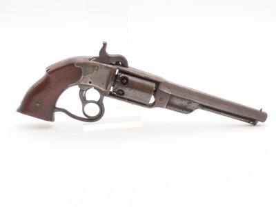 CIVIL WAR Antique SAVAGE .36 “NAVY” Percussion Two Trigger “UGLY DUCKLING”Unique Early 1860s .36 Caliber Two-Trigger Revolver - Image 14 of 17