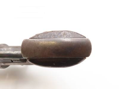 CIVIL WAR Antique SAVAGE .36 “NAVY” Percussion Two Trigger “UGLY DUCKLING”Unique Early 1860s .36 Caliber Two-Trigger Revolver - Image 11 of 17