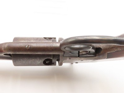 CIVIL WAR Antique SAVAGE .36 “NAVY” Percussion Two Trigger “UGLY DUCKLING”Unique Early 1860s .36 Caliber Two-Trigger Revolver - Image 12 of 17