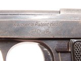 WORLD WAR II German WALTHER Model 9 6.35 Striker Fired Pistol C&R WORLD WAR II Pistol Made Circa 1921-45 - 5 of 17