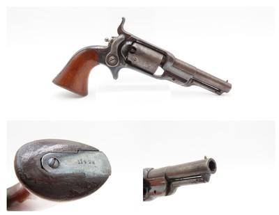 1867 Antique Post-CIVIL WAR COLT M1855 “ROOT” Side-Hammer POCKET Revolver
1867 Manufactured .31 Caliber PERCUSSION Revolver