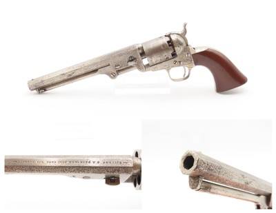 CIVIL WAR/WILD WEST Antique COLT M1851 NAVY Percussion Revolver GUNFIGHTER
Manufactured in 1863 and used into the WILD WEST