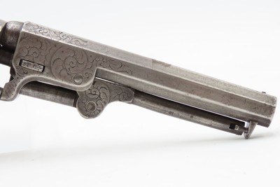 FACTORY ENGRAVED Antique Pre-CIVIL WAR COLT M1849 Perc. POCKET Revolver1852 Civil War Era Revolver Used into the WILD WEST - Image 3 of 18