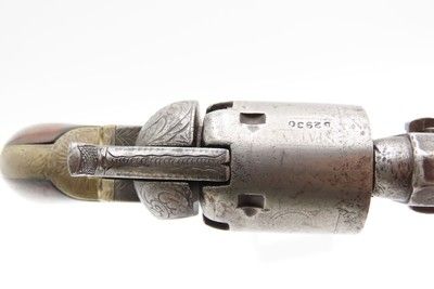 FACTORY ENGRAVED Antique Pre-CIVIL WAR COLT M1849 Perc. POCKET Revolver1852 Civil War Era Revolver Used into the WILD WEST - Image 10 of 18