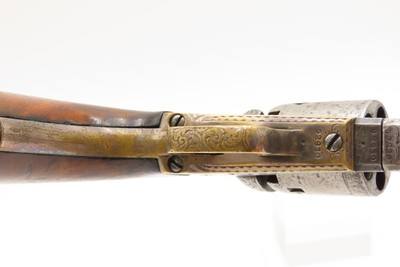 FACTORY ENGRAVED Antique Pre-CIVIL WAR COLT M1849 Perc. POCKET Revolver1852 Civil War Era Revolver Used into the WILD WEST - Image 7 of 18