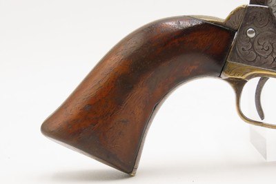 FACTORY ENGRAVED Antique Pre-CIVIL WAR COLT M1849 Perc. POCKET Revolver1852 Civil War Era Revolver Used into the WILD WEST - Image 5 of 18