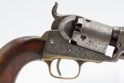 FACTORY ENGRAVED Antique Pre-CIVIL WAR COLT M1849 Perc. POCKET Revolver1852 Civil War Era Revolver Used into the WILD WEST - Image 4 of 18