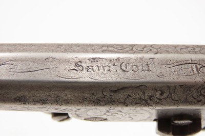 FACTORY ENGRAVED Antique Pre-CIVIL WAR COLT M1849 Perc. POCKET Revolver1852 Civil War Era Revolver Used into the WILD WEST - Image 12 of 18