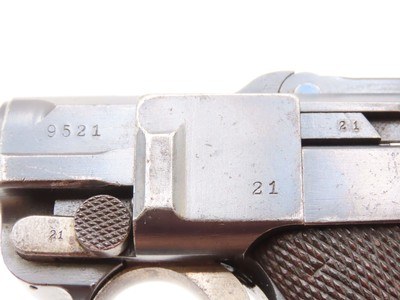 WORLD WAR I 1914 Dated DWM Imperial German LUGER P.08 MILITARY Pistol C&R“GREAT WAR” Dated 9mm SEMI-AUTOMATIC Sidearm - Image 6 of 21