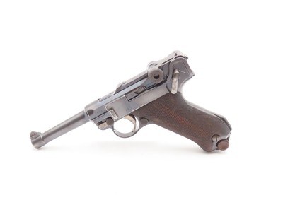 WORLD WAR I 1914 Dated DWM Imperial German LUGER P.08 MILITARY Pistol C&R“GREAT WAR” Dated 9mm SEMI-AUTOMATIC Sidearm - Image 2 of 21