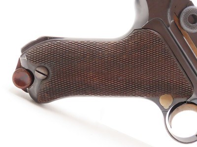DWM BLANK CHAMBER 7.65mm Semi-Auto P.08 German POLICE LUGER C&R w/HOLSTER1930-34 Mfg. “CROWN/N” Proofed w/HOLSTER Pre-WWII - Image 21 of 23