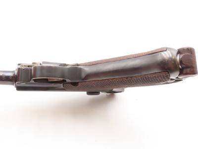 DWM BLANK CHAMBER 7.65mm Semi-Auto P.08 German POLICE LUGER C&R w/HOLSTER1930-34 Mfg. “CROWN/N” Proofed w/HOLSTER Pre-WWII - Image 16 of 23