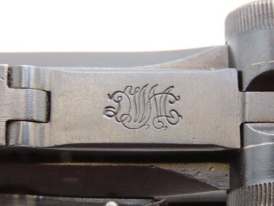 DWM BLANK CHAMBER 7.65mm Semi-Auto P.08 German POLICE LUGER C&R w/HOLSTER1930-34 Mfg. “CROWN/N” Proofed w/HOLSTER Pre-WWII - Image 11 of 23