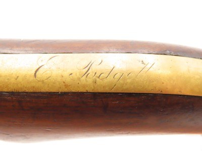 1860 mfr. Pre-CIVIL WAR Antique COLT M1849 .31 Percussion POCKET RevolverPersonalized with “E. Padgett” Inscription - Image 9 of 20