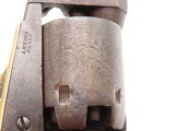 1860 mfr. Pre-CIVIL WAR Antique COLT M1849 .31 Percussion POCKET Revolver
Personalized with “E. Padgett” Inscription - 9 of 19